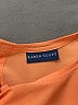 Karen Scott 100% Polyester Orange Sleeveless Top Size L - photo 7