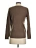 OAK + FORT 100% Acrylic Brown Pullover Sweater Size S - photo 2