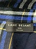 Lane Bryant Plaid Black 3/4 Sleeve Button-Down Shirt Size 22 - 24 Plus - photo 7