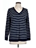 Gap Outlet Stripes Blue Pullover Sweater Size L - photo 1