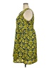 Moon Collection 100% Polyester Paisley Yellow Cocktail Dress Size 2X - photo 5