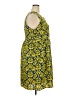 Moon Collection 100% Polyester Paisley Yellow Cocktail Dress Size 2X - photo 4