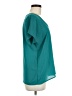 Soprano 100% Polyester Teal Short Sleeve Blouse Size M - photo 4