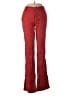 Elevenses Red Linen Pants Size 6 - photo 1
