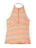 J.Crew Stripes Orange Swimsuit Top Size L - photo 1