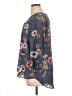 Maurices 100% Polyester Floral Gray 3/4 Sleeve Blouse Size 16 (1) - photo 5