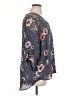 Maurices 100% Polyester Floral Gray 3/4 Sleeve Blouse Size 16 (1) - photo 4