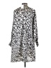 H&M 100% Polyester Animal Print Silver Casual Dress Size XS - photo 2