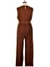 Boohoo 100% Polyester Solid Brown Jumpsuit Size 16 - photo 2