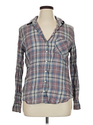 Aeropostale Long Sleeve Button-Down Shirt (view 1)