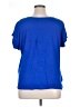 Apt. 9 100% Rayon Blue Short Sleeve Top Size XL - photo 2