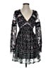 Free People 100% Polyester Paisley Black Cocktail Dress Size 2 - photo 1