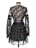 Free People 100% Polyester Paisley Black Cocktail Dress Size 2 - photo 2