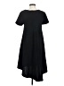 Unbranded Solid Black Casual Dress Size XS - photo 2