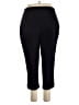 Rafaella Solid Black Active Pants Size 16 - photo 2