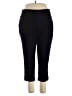 Rafaella Solid Black Active Pants Size 16 - photo 1