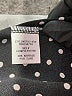Davi & Dani 100% Polyester Polka Dots Black 3/4 Sleeve Blouse Size S - photo 8