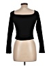 Edikted Black Long Sleeve Top Size L - photo 2