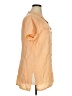 Spirit Color Block Orange Short Sleeve Blouse Size XL - photo 4