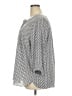 NYDJ 100% Polyester Gray 3/4 Sleeve Blouse Size 2X - photo 5