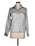 Kathie Lee Metallic Silver Long Sleeve Blouse Size M - photo 1