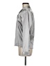 Kathie Lee Metallic Silver Long Sleeve Blouse Size M - photo 5