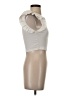 Zara Ivory Sleeveless Top Size S - photo 4
