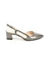 L.K. Bennett Silver Heels Size EU 37 - photo 1