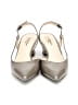 L.K. Bennett Silver Heels Size EU 37 - photo 2
