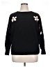 Aaeda Floral Black Pullover Sweater Size XL - photo 1
