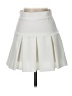 Lioness Solid White Casual Skirt Size XS - photo 1