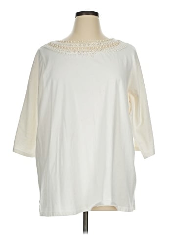 Jessica London 3/4 Sleeve Blouse (view 1)