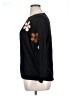 Aaeda Floral Black Pullover Sweater Size XL - photo 5