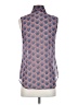 CAbi 100% Polyester Blue Sleeveless Blouse Size XS - photo 2