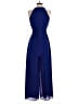 Vince Camuto 100% Polyester Solid Blue Jumpsuit Size 2 - photo 2