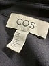 Cos Black 3/4 Sleeve Button-Down Shirt Size M - photo 7