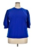 Unbranded Blue Short Sleeve Blouse Size 3X - photo 1