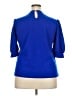 Unbranded Blue Short Sleeve Blouse Size 3X - photo 2