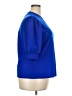 Unbranded Blue Short Sleeve Blouse Size 3X - photo 4