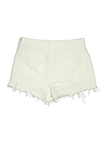 Madewell Relaxed Denim Shorts in Tile White (view 2)