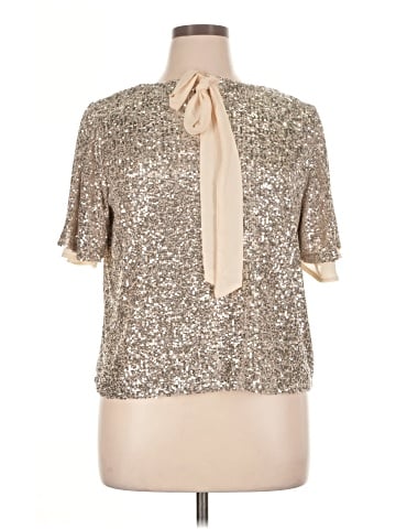 Cable & Gauge Short Sleeve Blouse (view 1)