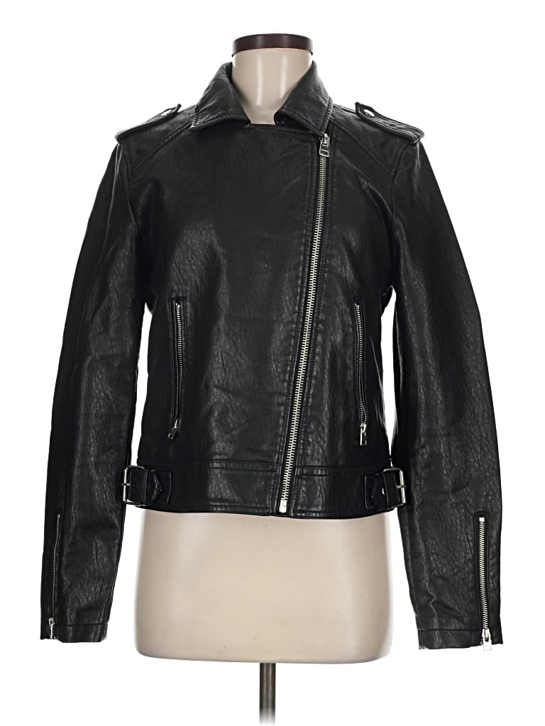Pre-owned Topshop Jacket In Black