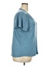 Papermoon Blue Short Sleeve Blouse Size 2X - photo 4