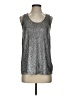 Rock & Republic 100% Polyester Silver Sleeveless Top Size XS - photo 1
