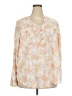 Torrid Ivory Long Sleeve Blouse Size 3X Plus (3) - photo 1