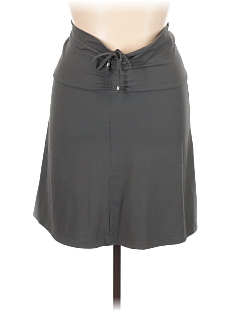Pre-owned Eddie Bauer Casual Skirt In Gray