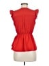 Monteau Red Sleeveless Blouse Size M - photo 2