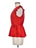 Monteau Red Sleeveless Blouse Size M - photo 5