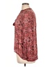 Lucky Brand Red Long Sleeve Blouse Size XL - photo 5