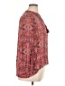 Lucky Brand Red Long Sleeve Blouse Size XL - photo 4